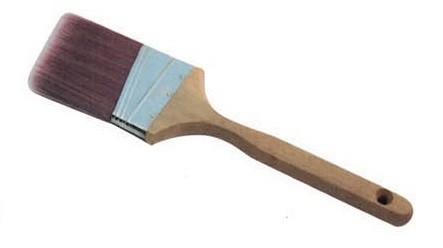 Pincel de pintura de chip de poliéster cônico 1 polegada
