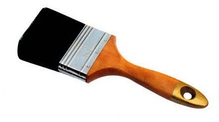 Pincel de tinta laca cerdas pretas para pintura de casa Woodstain