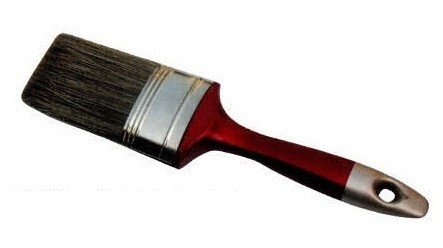 Pincel de Tijolo de Poliéster Personalizado com Cerdas Brancas 50mm