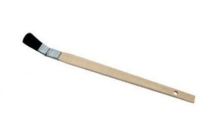 Pincel de radiador de cerdas pretas para verniz de laca