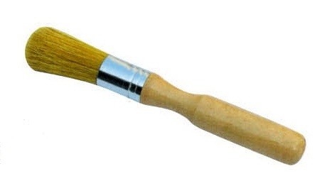 Pincel de cera de madeira laqueada para cera de giz para comprar a granel