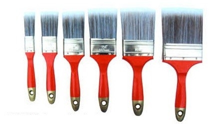 Pincel de filamento sintético de poliéster cônico Pincel de design para pintura de parede