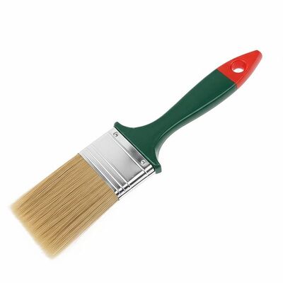 Synthetic Fiber Bristle Multi Purpose Paint Brush Featuring Plastic Handle Ergonomic Design for Painting and Smooth Finish