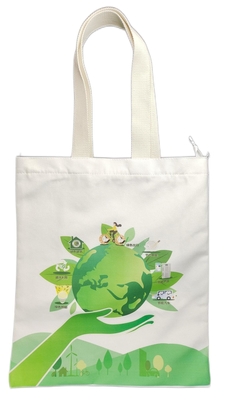 Bolsas portáteis de tecido não tecido de flanela 100% algodão para compradores ODM