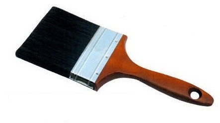 Pincel de cerdas grossas de filamento de poliéster de 2 polegadas para parede externa