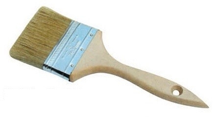 Pincel de cerdas brancas 25mm para poliuretano