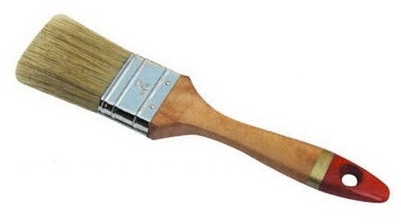 Pincel de pintura doméstica de cerdas cônicas OEM de 4 polegadas