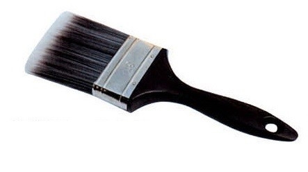 Pincel cônico de cerdas pretas de poliéster 12 mm
