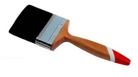 Conjunto de pincéis de cerdas pretas para pintura de parede externa