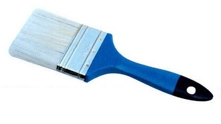 Pincel de pintura doméstica de poliéster de 1 polegada para manchas a granel