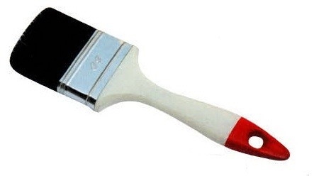 Pincel de pintura de cerdas pretas de fibra natural 40 mm 70 mm