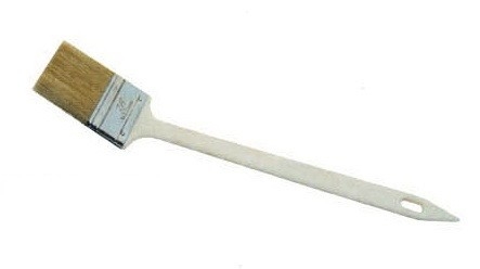 Pincel de radiador curvo para móveis de cerdas brancas 1&quot; 2&quot; 3&quot;
