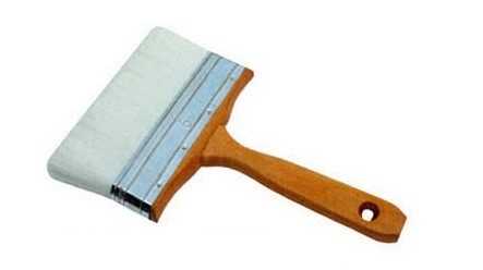 Pincel de cerdas sintéticas de filamento PBT cônico para pintura 6 polegadas