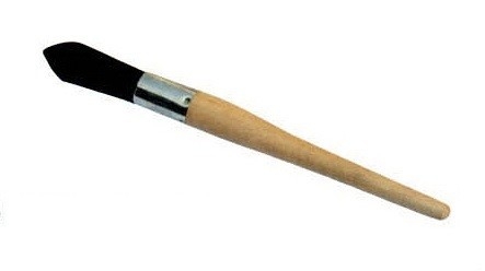 Conjunto de escovas de giz de filamento de poliéster Pincel aplicador de cera para móveis