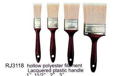 Escova de pintura branca da cerda para a escova de pintura civil do poliéster da casa