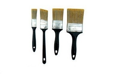 Pincel de pintura de cerdas de poliéster com cabo de plástico personalizado