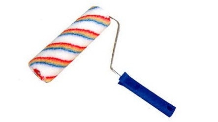 Pincel de rolo de pintura de casa tecido poliacrílico 7 polegadas