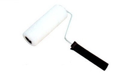 Pincel de rolo de pintura de casa de malha de poliéster 13 mm 8 polegadas
