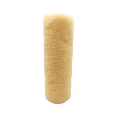 Rolo de tinta recarregável de 7 polegadas de tecido misto amarelo com alça